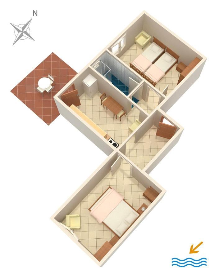 Apartment Zaglav 878a Eksteriør bilde